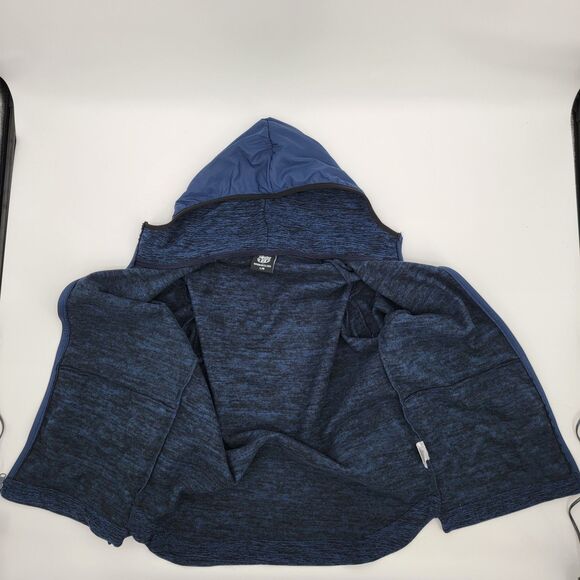 FC Barcelona Mens Long Sleeve Full Zip Hoodie Windbreaker/Sweater Jacket L - Picture 6 of 12